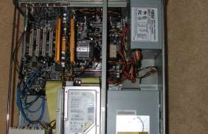 HTPC Components Installed Top