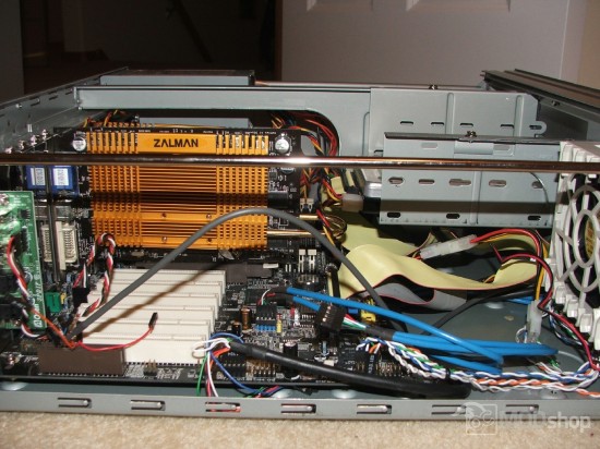 HTPC Components Installed