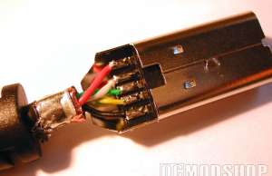 Unsheathed Xbox USB plug