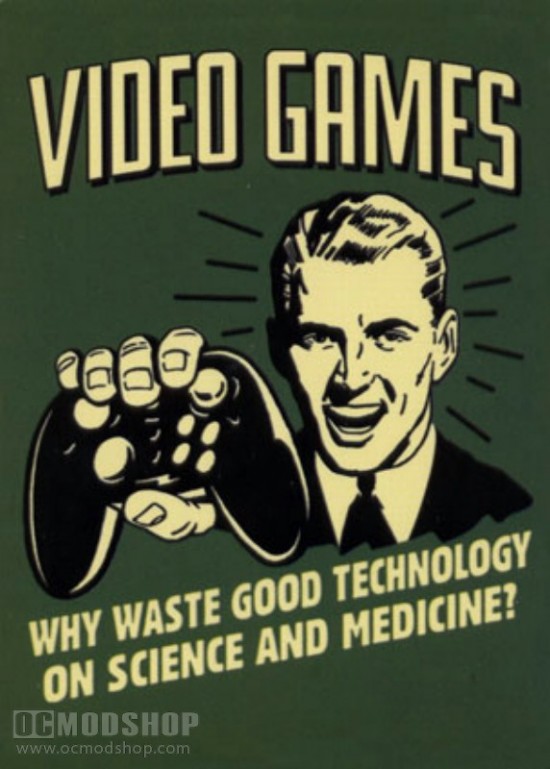 Video Games - Why Waste Good Technology on Science and Medicine?