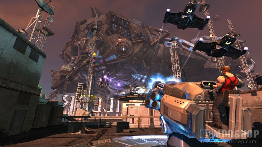 Mothership Battle The mothership battle in Duke Nukem Forever