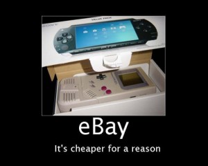 Ebay is cheaper for a reason