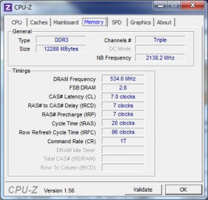 CPUid DDR3 12GB RAM
