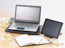 Notepal Ergo with Laptop and Tablet