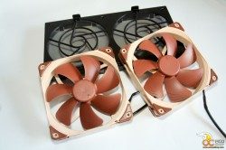 set of fans on stack