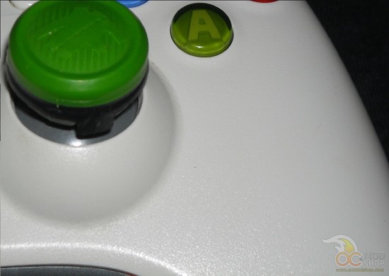 Green grip installed