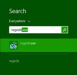Find Registry Editor