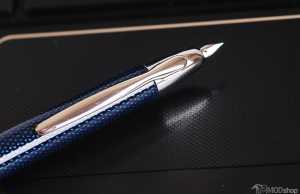 Namiki Carbonesque Fountain Pen on Carbon pad